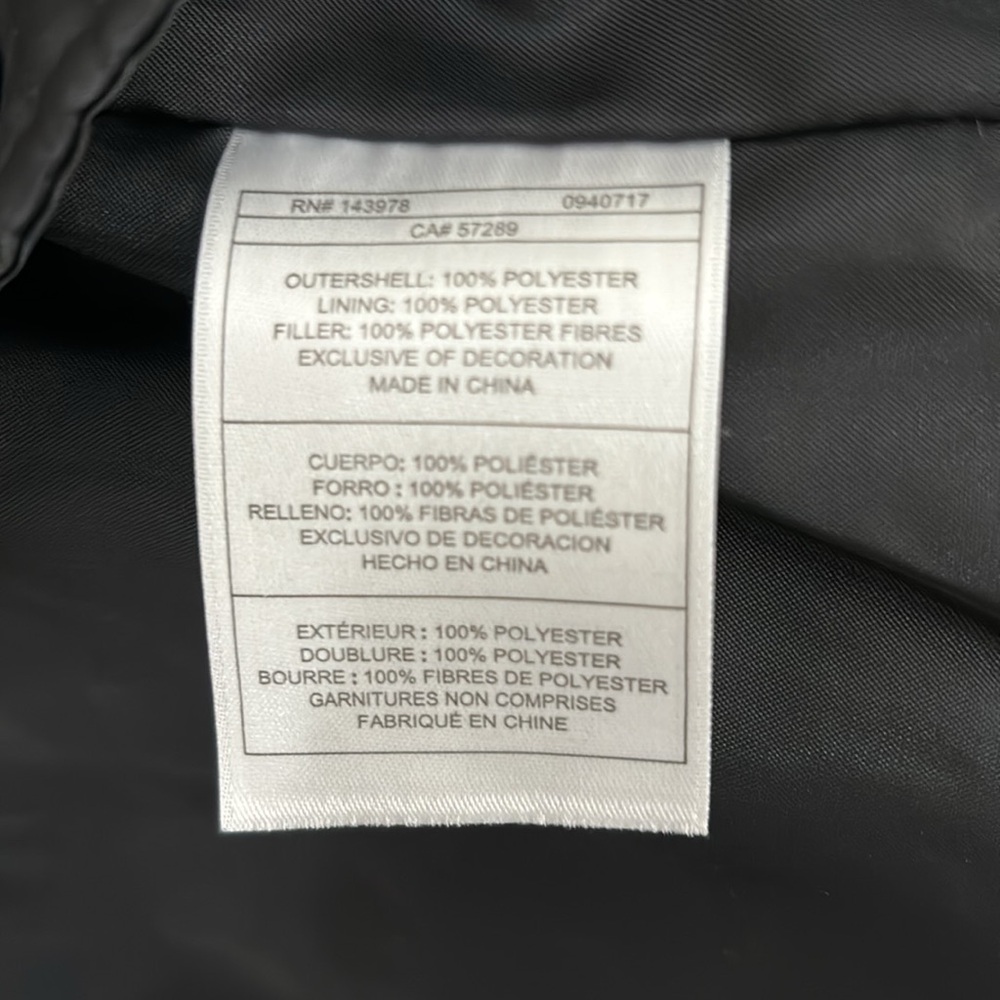 Boys Puma Puffer Vest in Solid Black With Orange Logo - Size 4T - Picture 8 of 10